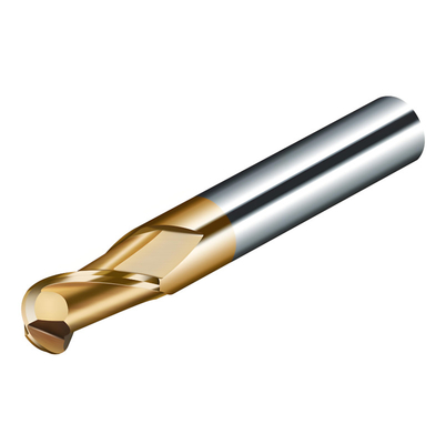 High Speed Tungsten Carbide Ball Nose End Mill Wear Resistance High Temperatures HG680