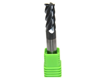 Co 12% Tungsten Carbide Corner Radius Milling Cutters Nano Coated 4 Flutes