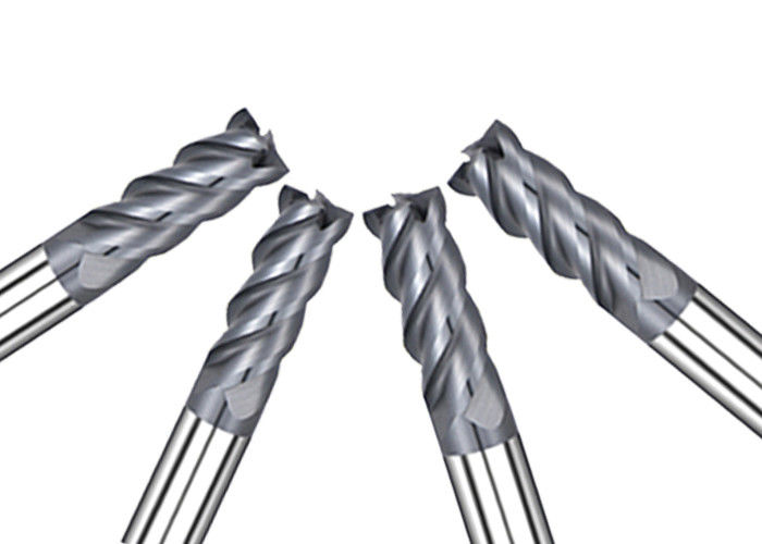 HRC68° Flat 4 Flute Carbide End Mill High Speed High Hardness Long Service Life